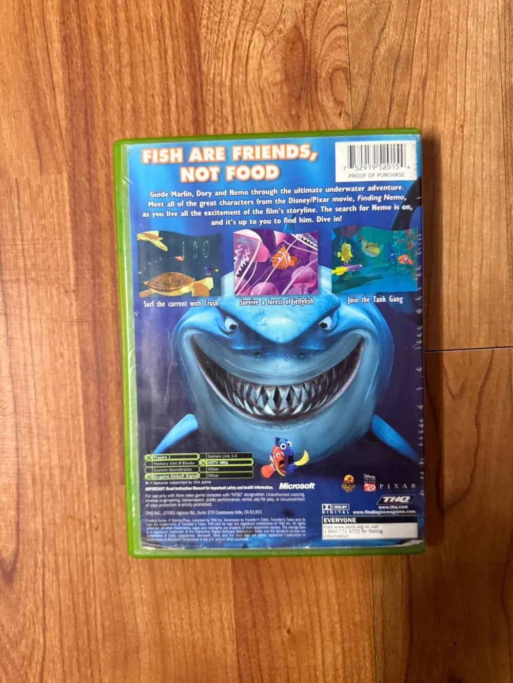 Xbox Finding Nemo (Blue) Video Game by Disney·Pixar